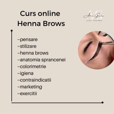 CURS ONLINE ~ STILIZARE SPRANCENE HENNA